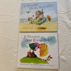 DO PRINCESSES , CARMELLA LAVIGNA COYLE , CHILDRENS BOOKS LOT OF 2 HARDCOVER